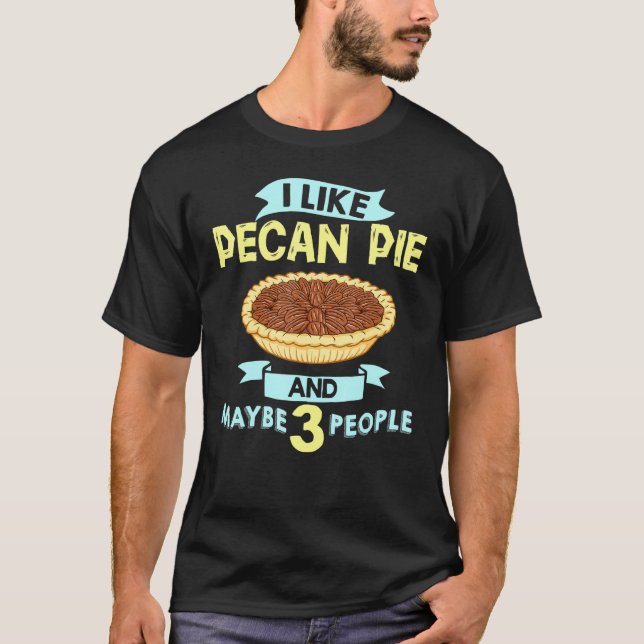 Pecan Paj Mini Pub Filling Vegan Cookies T Shirt (Framsida)