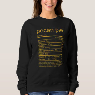 Pecan Paj Nutrition Facts Food Thanksgiving Kristu T Shirt