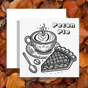 Pecan Paj och kaffe Färg Me