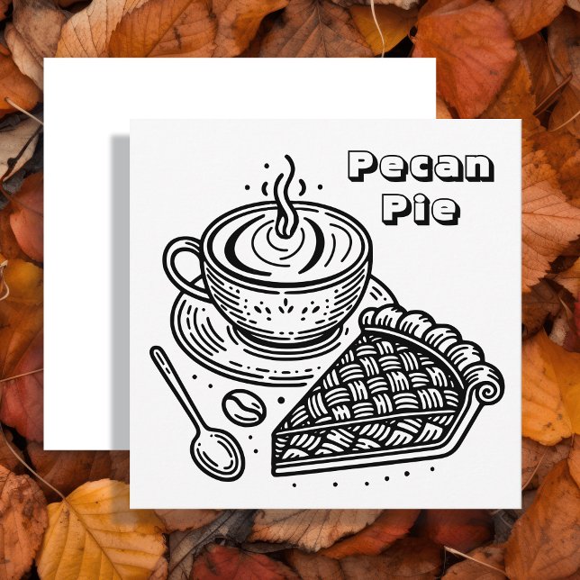 Pecan Paj och kaffe | Färg Me (Skapare uppladdad)