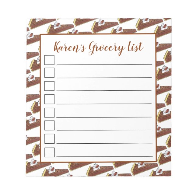 Pecan Paj Tart Southern Food Dessert Sweet som Paj Anteckningsblock (Framsida)