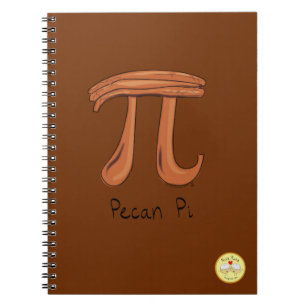 Pecan Pi Cute Math Pi Day-anteckningsbok Anteckningsbok