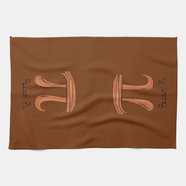 Pecan Pi Cute Math Pi Day Paj Baking Kitchen Towel Kökshandduk (Horisontell)