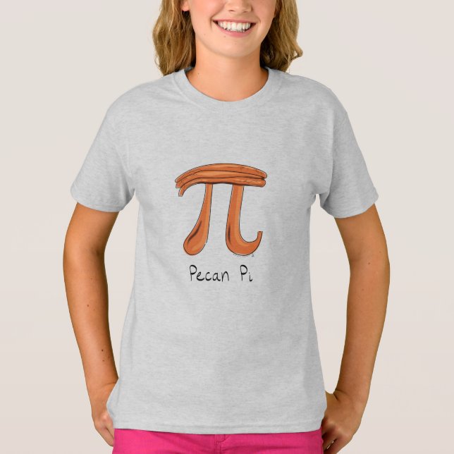 Pecan Pi Symbol Cute Math Teacher Gift T Shirt (Framsida)