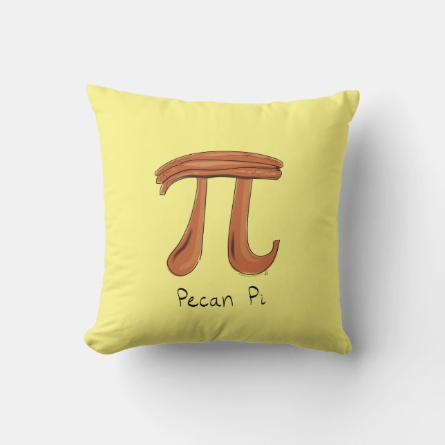 Pecan Pi Symbol Math Teacher Kudde (Framsida)