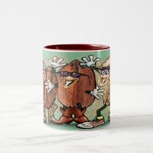 Pecans Two-Tone Coffee Mugg