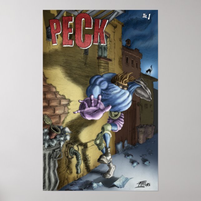 Peck Poster (nytt täckningsproblem nr 1) (Framsidan)
