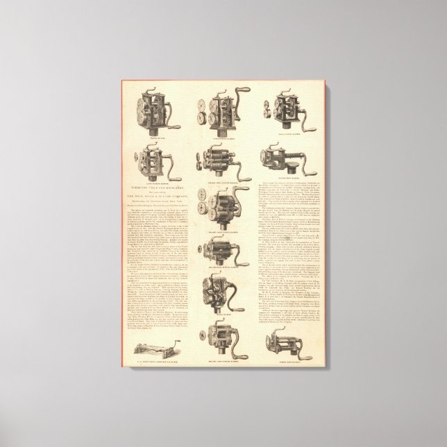 Peck, Stow och Wilcox Company Canvastryck (Framsida)