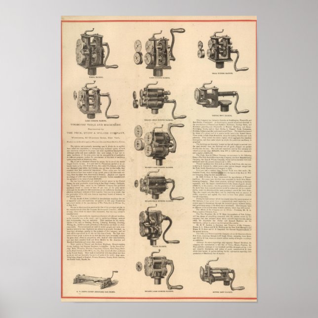 Peck, Stow och Wilcox Company Poster (Framsidan)