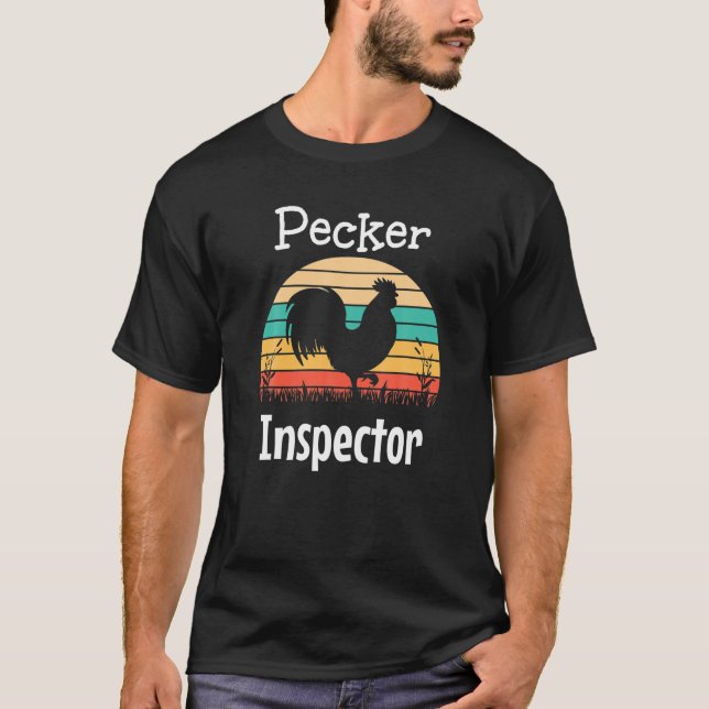 Pecker-inspektören Tupp och Retro Sol T Shirt (Framsida)
