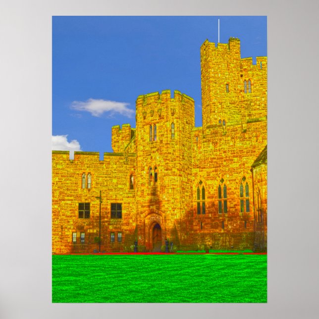 Peckforton Castle in Tarporley, Cheshire Poster (Framsidan)