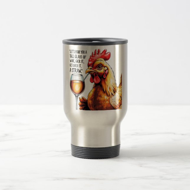 Pecknat i Mugg på huvudet Chicken (Center)