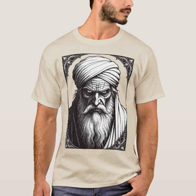 Peckols Den Vitbärtade Underjordens Vårdare T Shirt (Framsida)