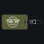 Pecos River New mexico Kayaking Bagagebricka<br><div class="desc">Pecos-floden rinner ut från Pecos Wilderness,  genom orangefärgade granitkanjoner och vattenfall,  och passerar små,  högbergsängda ängar.</div>