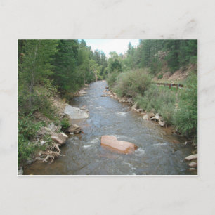 Pecos River, Santa Fe National Forest, New mexico Vykort