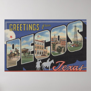 Pecos, TexasLarge Brev ScenesPecos, TX Poster