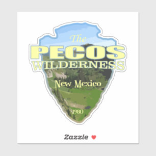 Pecos WA (pilhuvud) Klistermärken