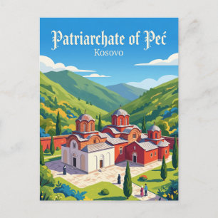 Pećs patriarkat Kosovo Vykort