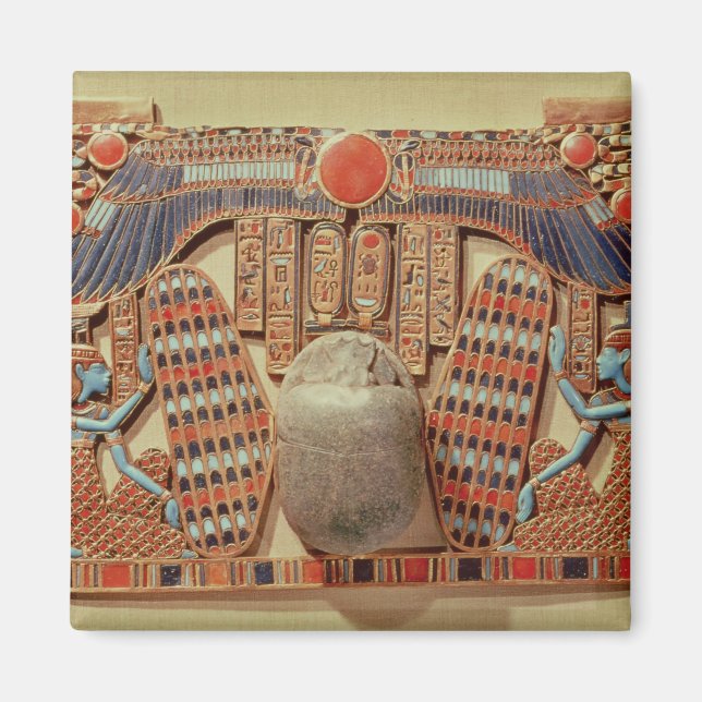 Pectorisk dekorerad med den vingade scarab magnet (Framsidan)