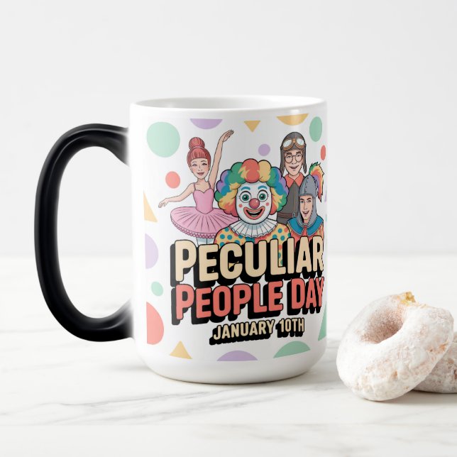  Peculiar People Day Morphing Mug Magisk Mugg (Med munk)