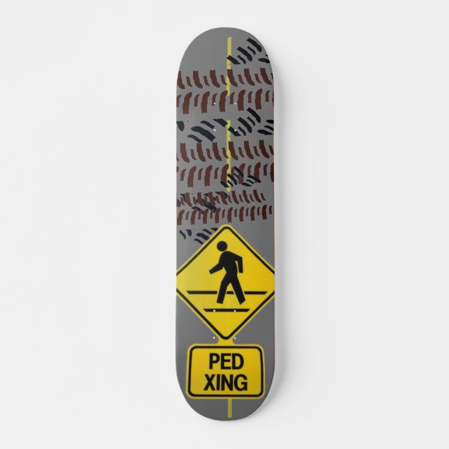 Ped Crossing Skateboard Deck (Framsida)