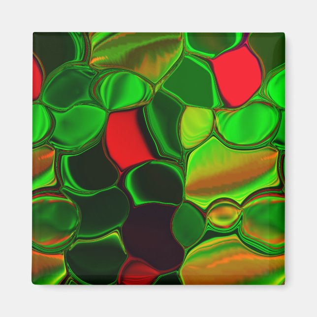 Pedaços de cores, círculos e formas arredondados. magnet (Framsidan)