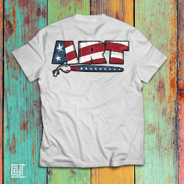 Pedagogisk Patriotisk Konst Design T Shirt