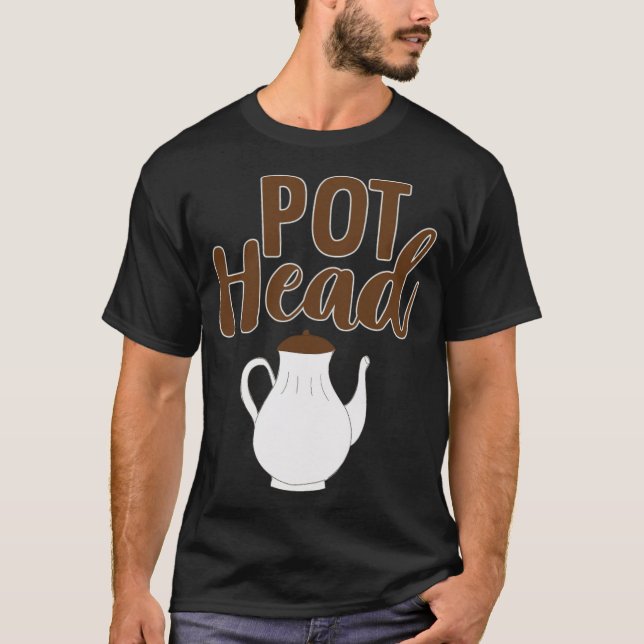 Pedakaffe och kattlatte t shirt (Framsida)