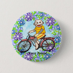 Pedal Bike Sock monkey Knapp