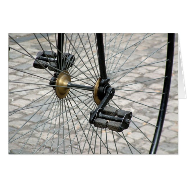Pedal Hälsningskort (Framsidan Horizontal)