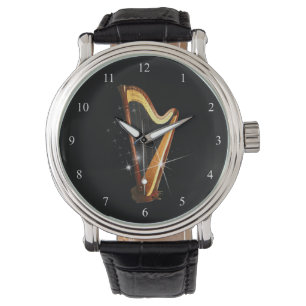 Pedal- harpaklocka armbandsur