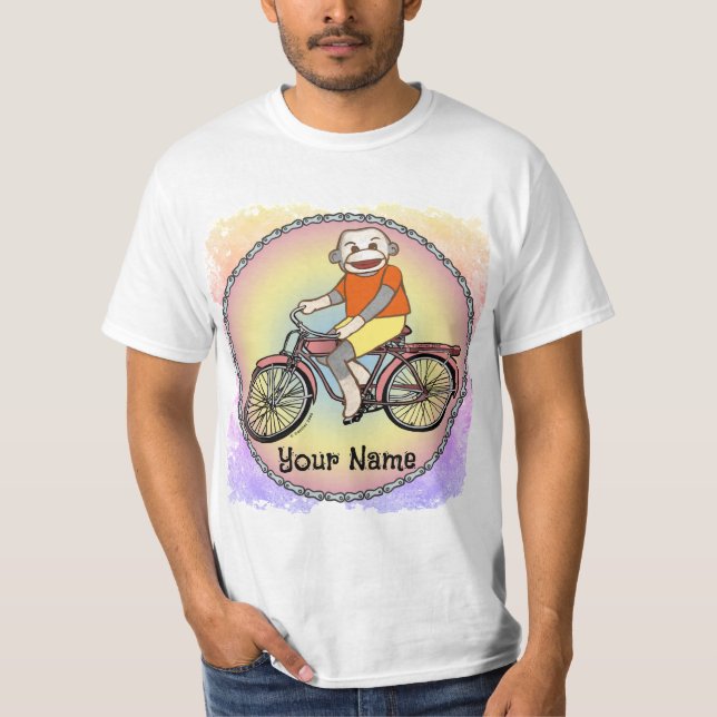 Pedal Monkey cykel T-Shirt (Framsida)