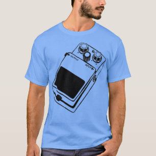 Pedal-overdrive fx med effekten av Bass och Guitar T Shirt
