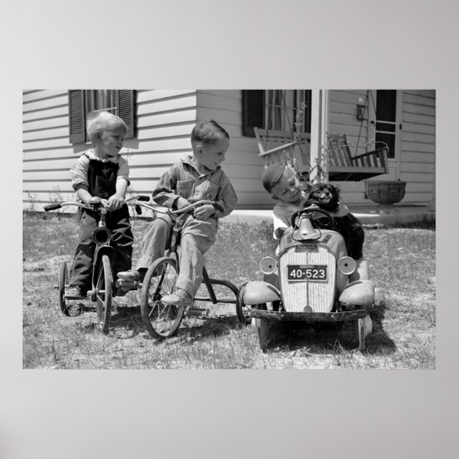 Pedal Power, 1930-talet Poster (Framsidan)
