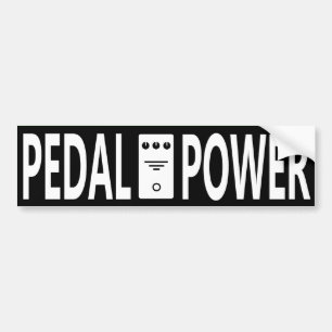 Pedal Power Klistermärke