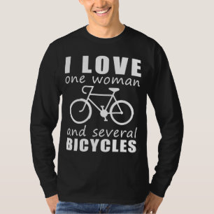 Pedal Powered Kärlek - Funny I Kärlek One Woman an T Shirt