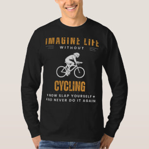 Pedal Pusher-parodi: Slå dig själv & Fortsätt cykl T Shirt