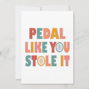 Pedal som du lagrar det - roligt cyklande