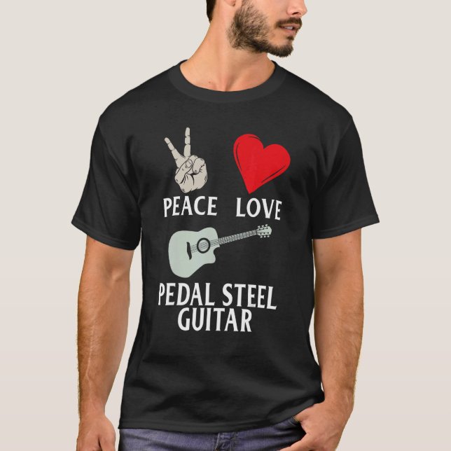 Pedal Steel Guitar Instrument Pedal Steel Guitaris T Shirt (Framsida)