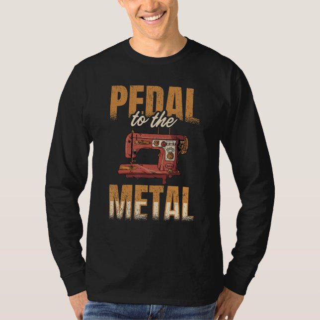 Pedal till Metall-avloppsslingan Qui T Shirt (Framsida)