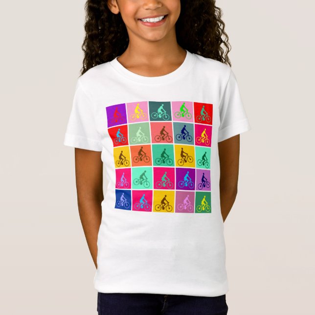 Pedalande Pop Tee Shirt (Framsida)