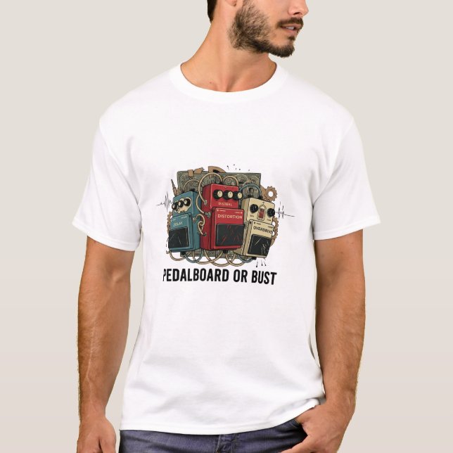 Pedalbräda eller ingenting t shirt (Framsida)