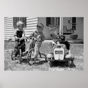 Pedalen driver, 30-tal poster