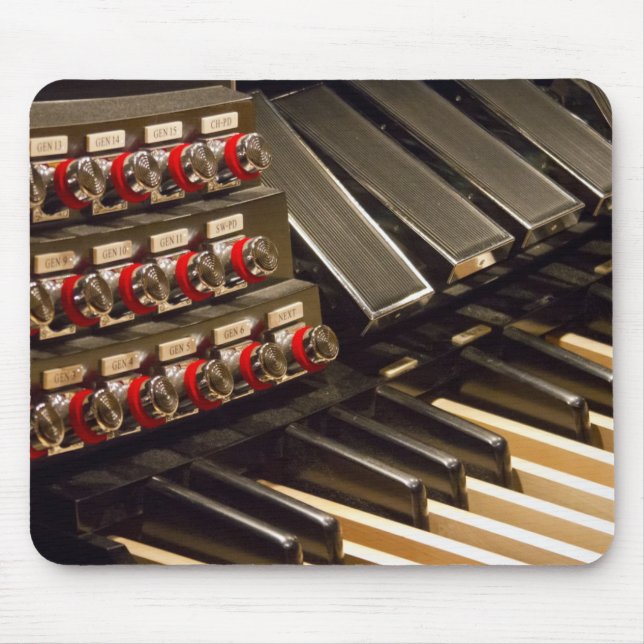 Pedaler och pistongmousepad musmatta (Framsidan)