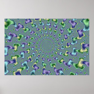 Pedalkolumner - Fractal Poster