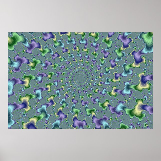 Pedalkolumner - Fractal Poster (Framsidan)