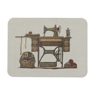 Pedalsymaskin & kattungar magnet