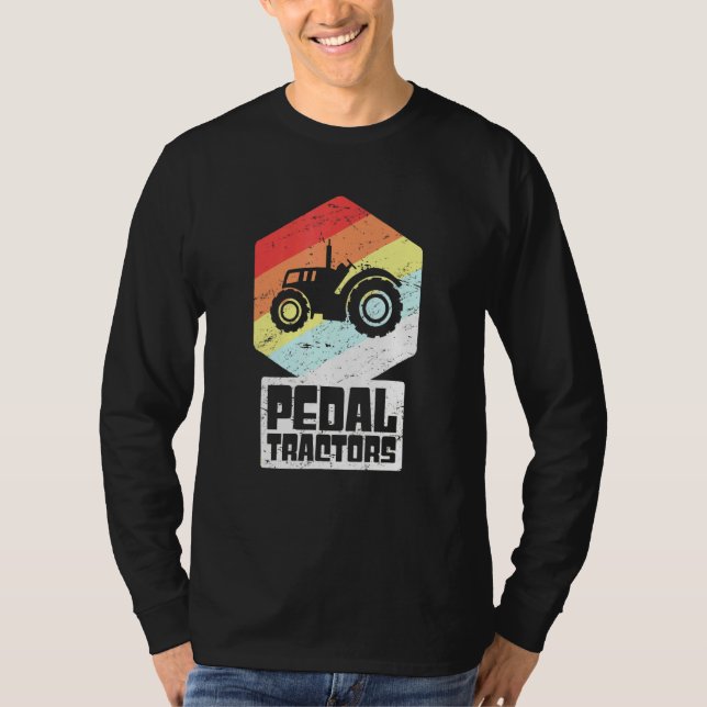 Pedaltraktor som samlar in antikviteter 1 t shirt (Framsida)