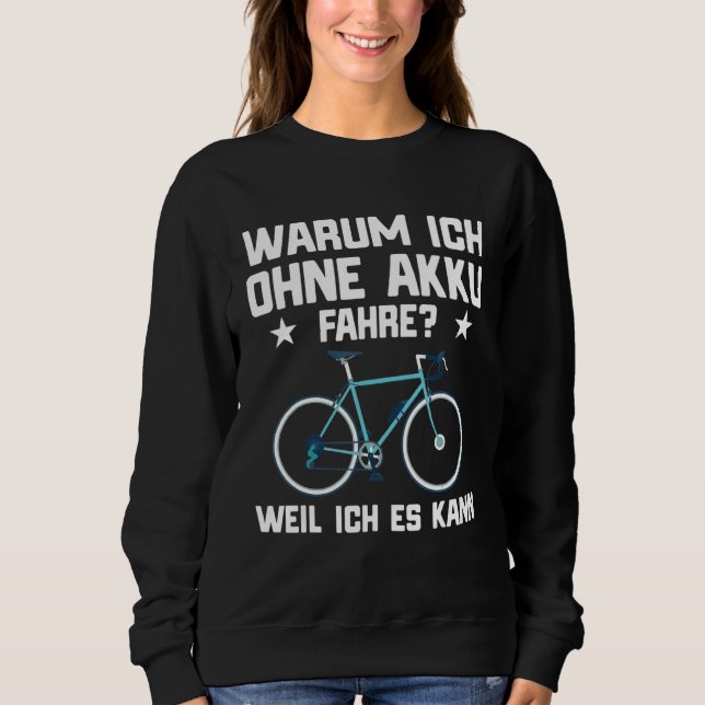 Pedelec E Bike Say Bicycle T Shirt (Framsida)