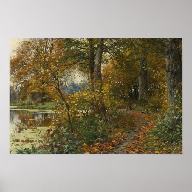 Peder Monsted - Charlottendun Forest Poster (Framsidan)